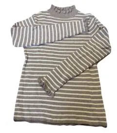 Ray Cassin ストライプ ボーダー リブニットトップス