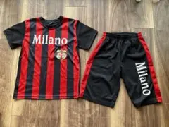 Milano ミラノ FC 上下 ユニフォーム サッカー Tシャツ　130cm