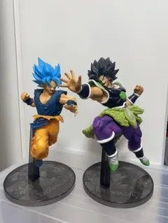 ドラゴンボールフィギュア　ブルー悟空、ブロリー　劇場版　映画