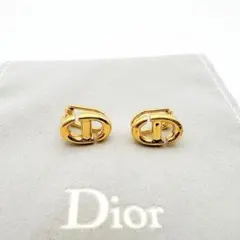 1936　保存袋付き✨Dior　イヤリング　片耳　CD ロゴ　希少　刻印