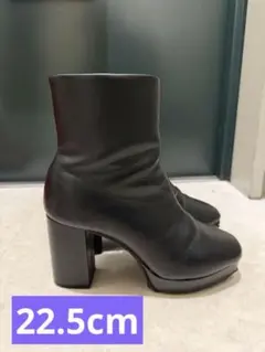 高ヒールジッパーブーツ