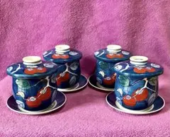 古伊万里（正月食器）蓋つき煮物椀 伝統的和風柄違いセット レトロ 伊万里焼 古伊万里 蓋つき煮物椀 2個セット - メルカリ