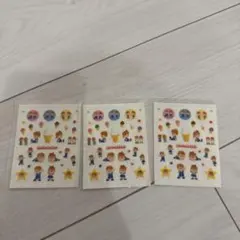 ニックン セイチャン ぷっくりシール 3枚セット