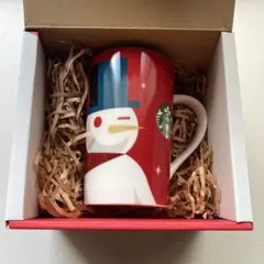 スターバックス　雪だるま　コーヒーカップ