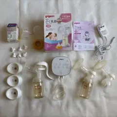 搾乳器 Pigeon ピジョン 電動搾乳器 手動搾乳器