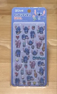 ディズニー スティッチ ぷくぷくシール