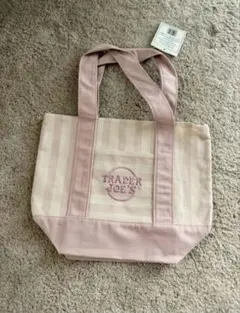 Trader Joe's ミニストライプトートバック　 トレーダージョーズ