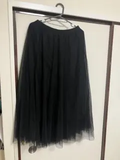 Dazy ブラック レース　プリーツスカート　Lサイズ