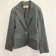 プロポーション スーツジャケット フォーマルジャケット 毛混合 グレー L