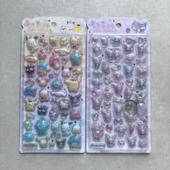 ♡翌日発送♡正規品 サンリオ うるちゅるポップシール 2枚セット