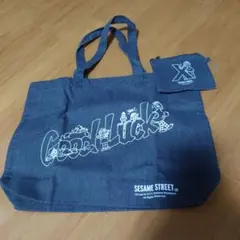 X-girl×SESAME STREET トートバッグ・ミニポーチセット♡