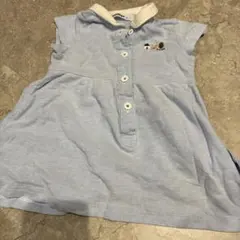 く*ら様 familiar 水色 ワンピース 80