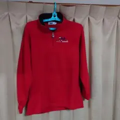 FILA 赤 ジップアップ トレーナー M