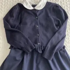 ラルフローレン フォーマル 女の子 ワンピース ネイビーセットアップ　110cm