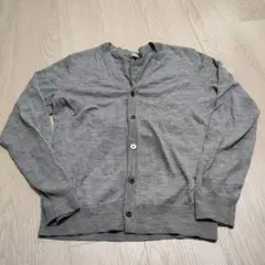 UNIQLO グレー Vネック カーディガン Mサイズ