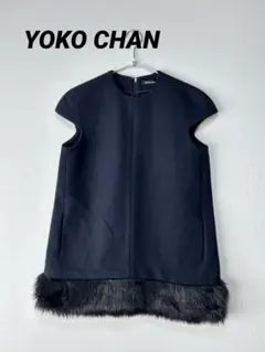 yokochan ノースリーブ ネイビーチュニック 36 yokochan ノースリーブ ネイビーチュニック 36 yokochan