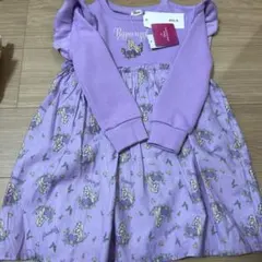 トレーナーワンピース　ラプンツェル　ディズニープリンセス