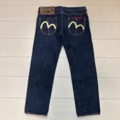 ✨美品 エヴィス No3 LOT2001 白カモメペイントデニムパンツ - メルカリ