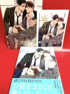 マーキングオメガ３　アニメイトリーフレット　ペーパー付き　藤河るり BL