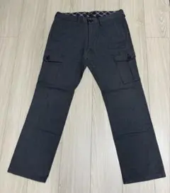 BURBERRY BLACK LABEL カーゴパンツ 73サイズ ダークグレー