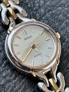 SEIKO EXCELINE アナログクォーツ腕時計稼働品