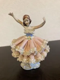 【美品】スタイリッシュドレスデン　レースドール　ドレス　バレリーナ　陶器 2025年最新】ドレスデン レースドールの人気アイテム - メルカリ