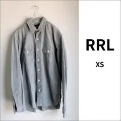 6822【美品】RRL 半袖シャンブレーシャツ　近年モデル　ユニオンチケット 6822【美品】RRL 半袖シャンブレーシャツ 近年モデル ユニオンチケット