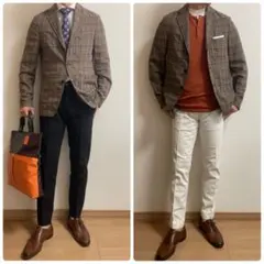 ほぼ新品 トゥモローランド 春夏 ウール ジャケット チェック