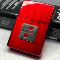 ZIPPO CABIN キャビン レッド ジッポー ライター - メルカリ