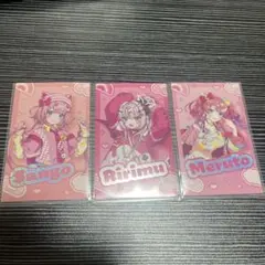 にじさんじ デコラモード チェキ 倉持めると　魔界ノりりむ 周央サンゴ