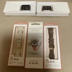 新品 エレコム Apple Watch 42/41/40/38 バンド×３個