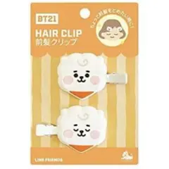 <RJ>BTS BT21 ヘアクリップ 前髪クリップ ヘアアクセサリー