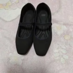 ❤️ABC・半額・ 黒・ バレエシューズ ・クロスストラップ・S・試着のみ❤️のサムネイル