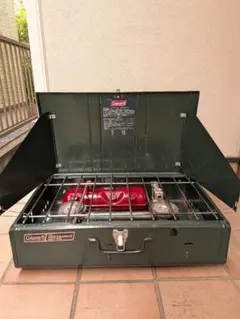 燃焼確認済】コールマン ツーバーナー425F スーパーポンピング付き