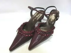 定価10000円！パンプス★エンジ★25.5cm