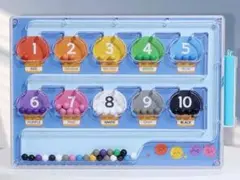 磁石ボールゲーム ペイントボックスマグネットボール 迷路ボール 積み木 指先訓練のサムネイル