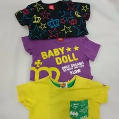 BABY DOLL Tシャツ 3枚セット