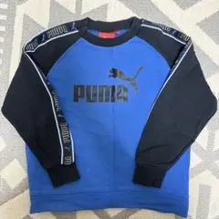 PUMA トレーナー 130 青/黒