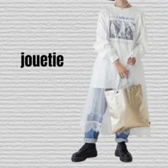 《jouetie》チュールレイヤードワンピース オフホワイト フリーサイズ
