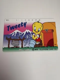 Tweety 使用済み　テレフォンカード　1987年発行　Warner Bros
