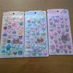 うるちゅるポップシール　サンリオ　正規品　3枚セット