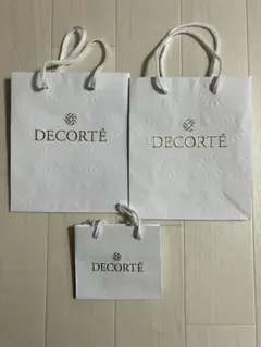 DECORTÉ ショップ袋 3枚セット