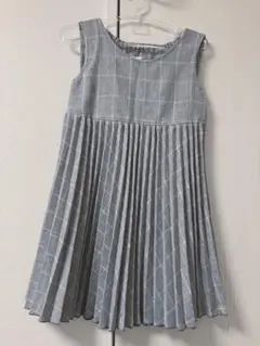 【美品】S Sweet ノースリーブワンピース 115セレモニー入学式　グレー