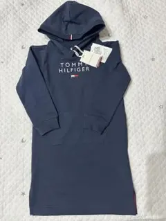 TOMMY HILFIGER ネイビー フード付きワンピース