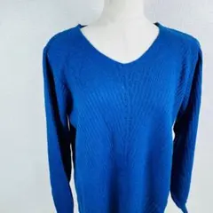 chocol raffine robe ショコラフィネローブ　青ニット　0134