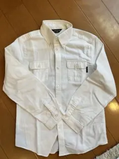 COMME CA ISM 長袖シャツ 130A ホワイト