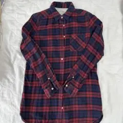 無印良品☆ネルシャツワンピース