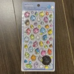 ボンボンドロップシール　しずくちゃん　しずくの森のなかまたち