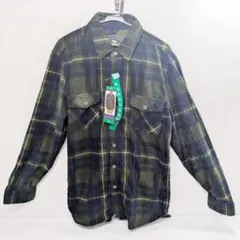 Freedom Foundry メンズ フリース チェックシャツ XL グリーン