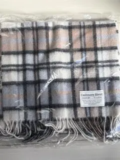 カシミヤブレンド　チェックマフラー　アダストリア　約30×150センチ